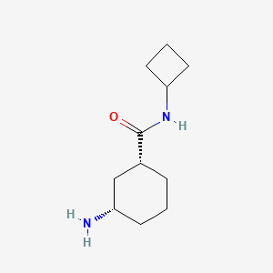 cis-3-Amino-N-cyclobutylcyclohexanecarboxamide
