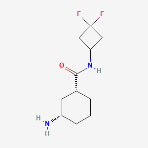cis-3-Amino-N-(3,3-difluorocyclobutyl)cyclohexanecarboxamide