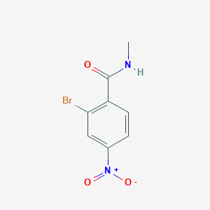 molecular formula C8H7BrN2O3 B8157690 2-Bromo-N-methyl-4-nitrobenzamide 