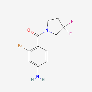 (4-Amino-2-bromophenyl)(3,3-difluoropyrrolidin-1-yl)methanone