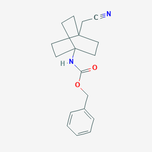 Benzyl (4-(cyanomethyl)bicyclo[2.2.2]octan-1-yl)carbamate