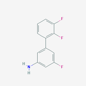 molecular formula C12H8F3N B8157855 5,2',3'-Trifluorobiphenyl-3-ylamine 