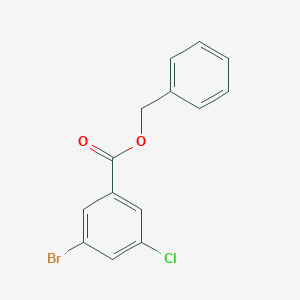 molecular formula C14H10BrClO2 B8157915 Benzyl 3-bromo-5-chlorobenzoate 