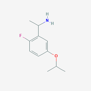 1-(2-Fluoro-5-isopropoxyphenyl)ethanamine