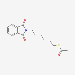 molecular formula C16H19NO3S B8158013 N-[6-(Acetylthio)hexyl]phthalimide 