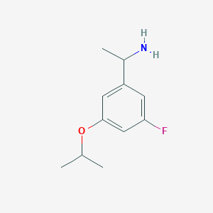 1-(3-Fluoro-5-isopropoxyphenyl)ethanamine