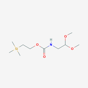 molecular formula C10H23NO4Si B8158162 2-(Trimethylsilyl)ethyl (2,2-dimethoxyethyl)carbamate 