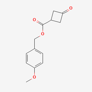 molecular formula C13H14O4 B8158322 4-Methoxybenzyl 3-oxocyclobutanecarboxylate 