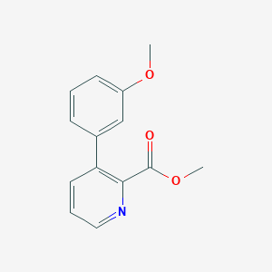 molecular formula C14H13NO3 B8158330 Methyl 3-(3-methoxyphenyl)pyridine-2-carboxylate 