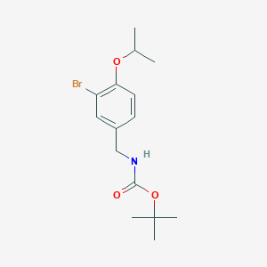 tert-Butyl 3-bromo-4-isopropoxybenzylcarbamate