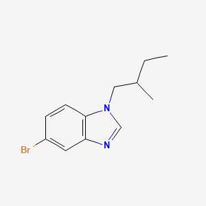 5-Bromo-1-(2-methylbutyl)-1H-benzo[d]imidazole