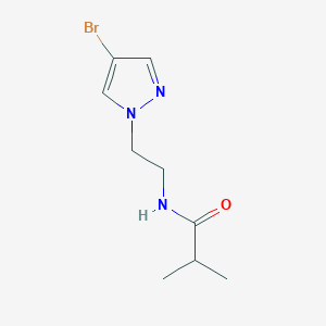 N-[2-(4-Bromo-pyrazol-1-yl)-ethyl]-isobutyramide
