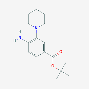 4-Amino-3-piperidin-1-yl-benzoic acid tert-butyl ester