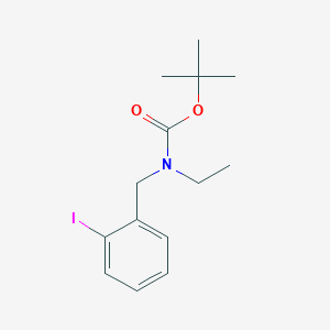 molecular formula C14H20INO2 B8158866 tert-Butyl ethyl(2-iodobenzyl)carbamate 