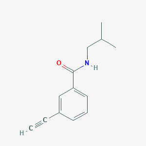 molecular formula C13H15NO B8158888 3-Ethynyl-N-isobutylbenzamide 