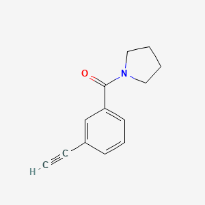 molecular formula C13H13NO B8158899 (3-Ethynyl-phenyl)-pyrrolidin-1-yl-methanone 