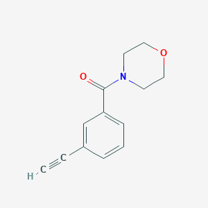 molecular formula C13H13NO2 B8158910 (3-Ethynyl-phenyl)-morpholin-4-yl-methanone 