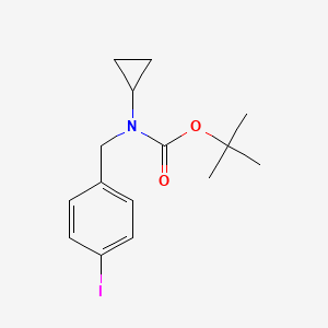 molecular formula C15H20INO2 B8158918 tert-Butyl cyclopropyl(4-iodobenzyl)carbamate 