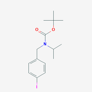 molecular formula C15H22INO2 B8158919 tert-Butyl 4-iodobenzyl(isopropyl)carbamate 