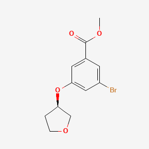 Methyl 3-bromo-5-[(3R)-tetrahydrofuran-3-yloxy]benzoate