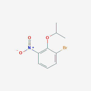 molecular formula C9H10BrNO3 B8159204 1-Bromo-2-isopropoxy-3-nitrobenzene 