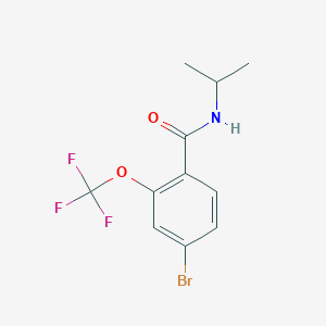 4-Bromo-N-isopropyl-2-(trifluoromethoxy)benzamide