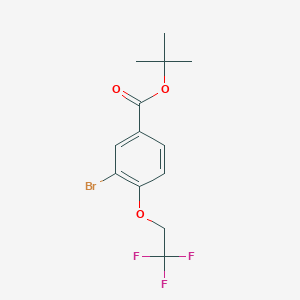 tert-Butyl 3-bromo-4-(2,2,2-trifluoroethoxy)benzoate