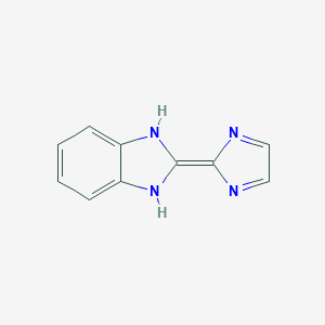 molecular formula C10H8N4 B081596 2-(1H-imidazol-2-yl)-1H-benzo[d]imidazole CAS No. 14488-04-1