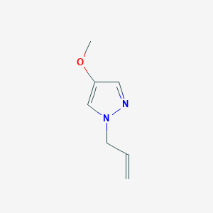 molecular formula C7H10N2O B8159820 1-Allyl-4-methoxy-1H-pyrazole 