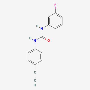 1-(4-Ethynylphenyl)-3-(3-fluorophenyl)urea