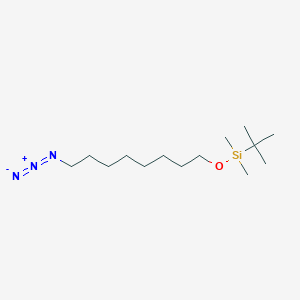molecular formula C14H31N3OSi B8160006 ((8-Azidooctyl)oxy)(tert-butyl)dimethylsilane 