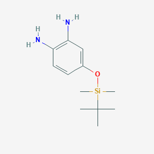 molecular formula C12H22N2OSi B8160010 4-((叔丁基二甲基甲硅烷基)氧基)苯-1,2-二胺 