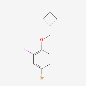 4-Bromo-1-(cyclobutylmethoxy)-2-iodobenzene