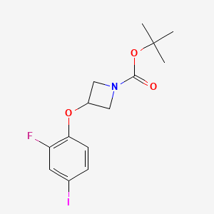 tert-Butyl 3-(2-fluoro-4-iodophenoxy)azetidine-1-carboxylate