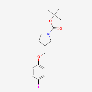 tert-Butyl 3-((4-iodophenoxy)methyl)pyrrolidine-1-carboxylate