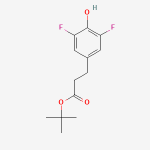 Tert-butyl 3-(3,5-difluoro-4-hydroxyphenyl)propanoate