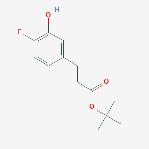 tert-Butyl 3-(4-fluoro-3-hydroxyphenyl)propanoate