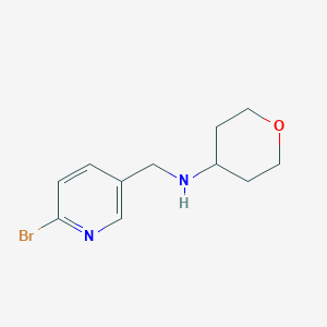 (6-Bromo-pyridin-3-ylmethyl)-(tetrahydro-pyran-4-yl)-amine