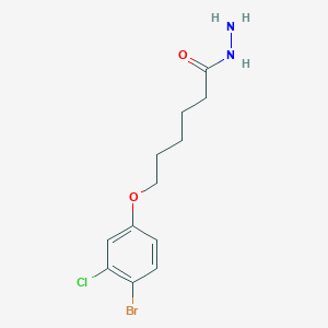 6-(4-Bromo-3-chlorophenoxy)-hexanoic acid hydrazide