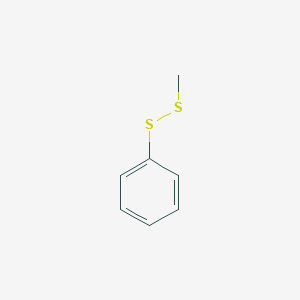 molecular formula C7H8S2 B081605 Methyl phenyl disulfide CAS No. 14173-25-2