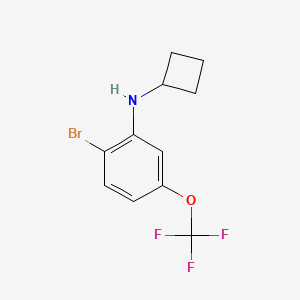 (2-Bromo-5-trifluoromethoxyphenyl)-cyclobutylamine