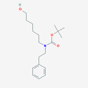 molecular formula C19H31NO3 B8160529 tert-Butyl (6-hydroxyhexyl)(phenethyl)carbamate 