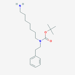 tert-Butyl (7-aminoheptyl)(phenethyl)carbamate