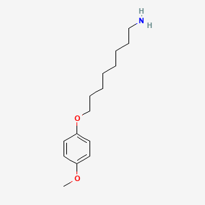 molecular formula C15H25NO2 B8160599 8-(4-Methoxyphenoxy)octan-1-amine 