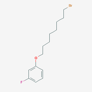 molecular formula C14H20BrFO B8160635 1-(8-Bromooctyloxy)-3-fluorobenzene 