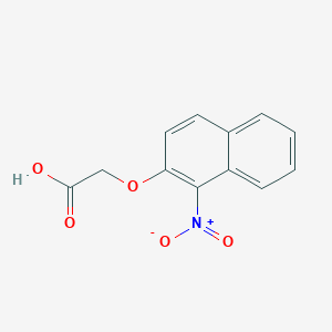 molecular formula C12H9NO5 B081608 [(1-Nitro-2-naphthyl)oxy]acetic acid CAS No. 10440-91-2