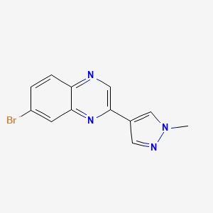 7-bromo-2-(1-methyl-1H-pyrazol-4-yl)quinoxaline