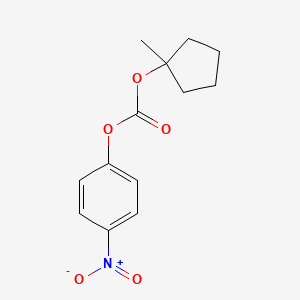 molecular formula C13H15NO5 B8161070 1-Methylcyclopentyl (4-nitrophenyl) carbonate 