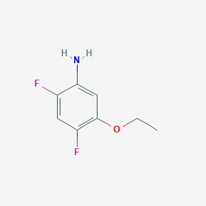 molecular formula C8H9F2NO B8161352 5-Ethoxy-2,4-difluoroaniline 