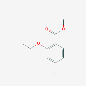 molecular formula C10H11IO3 B8161402 2-乙氧基-4-碘苯甲酸甲酯 